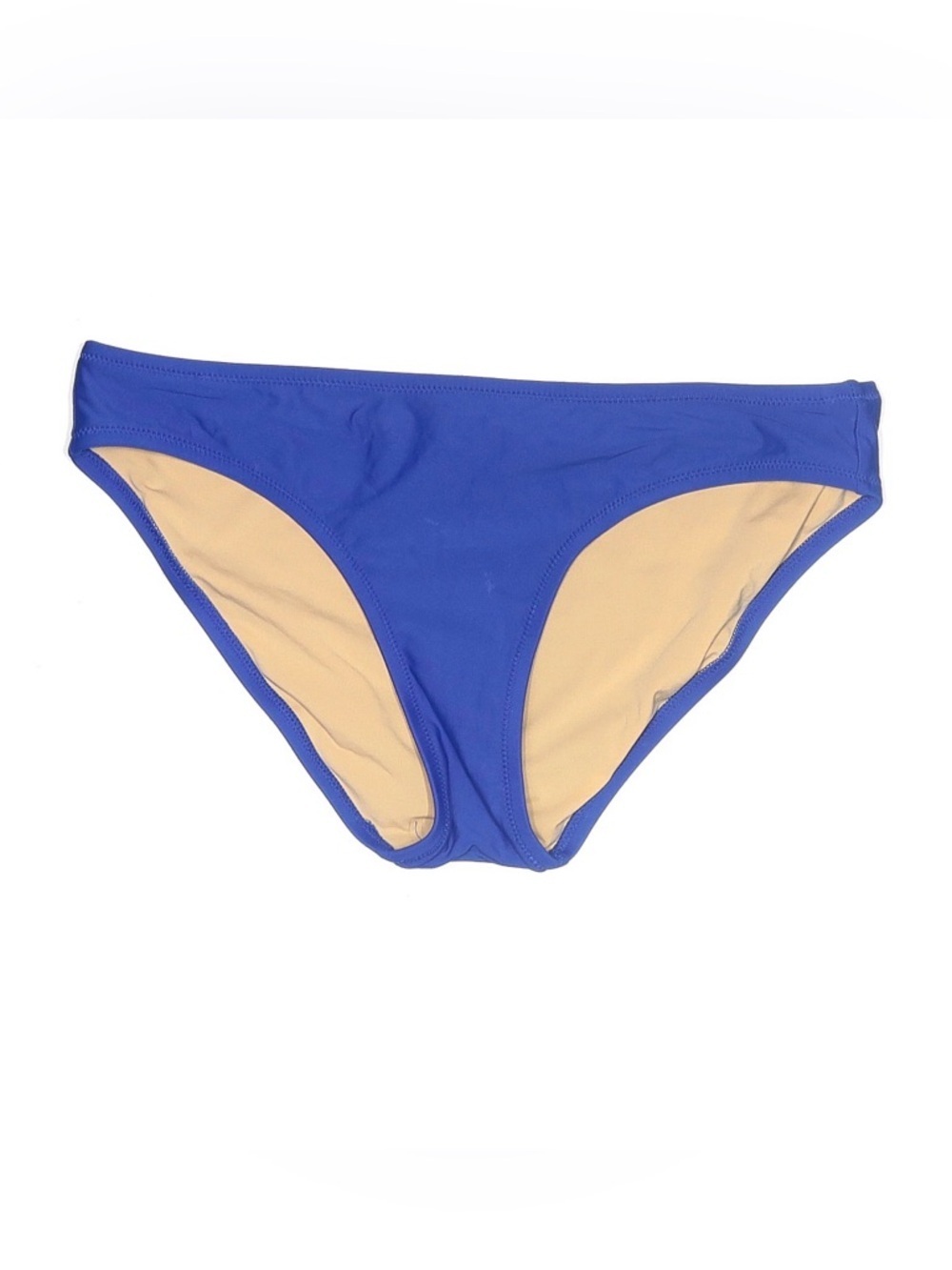 J. Crew Cobalt Blue Bikini Bottom with Beige Lining